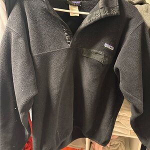 Patagonia Black Zip-Up Sweater